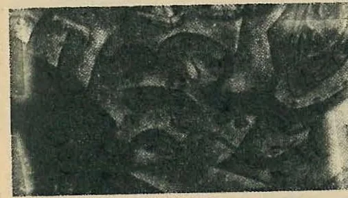 Dark rectangular image showing a detail of a fresco or painting depicting a dragon