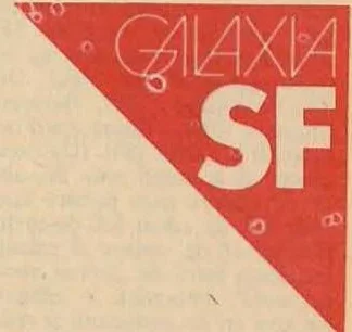GALAXIA SF logo with stylized planet graphic