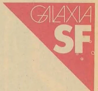 Graphic header with text 'GALAXIA SF' on a red background