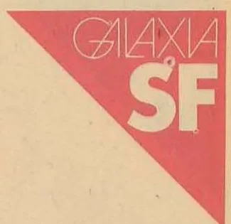 Red square graphic containing the text 'GALAXIA SF' in stylized white font