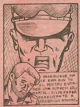 Comic panel showing a close-up of a man with a mustache looking down.